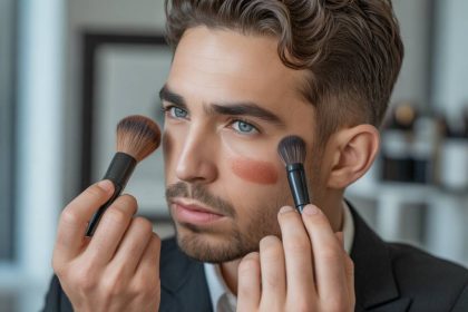 Maquillage pour hommes : techniques discrètes pour un teint naturel et uniforme