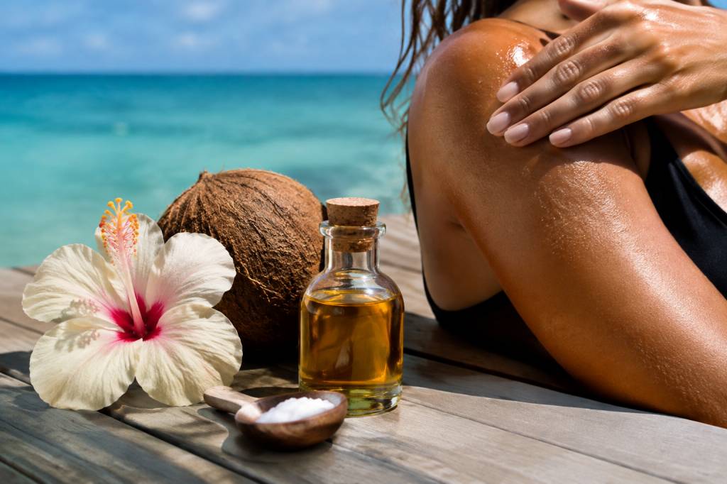 Bronzage au monoi : conseils et précautions pour une peau hâlée et nourrie